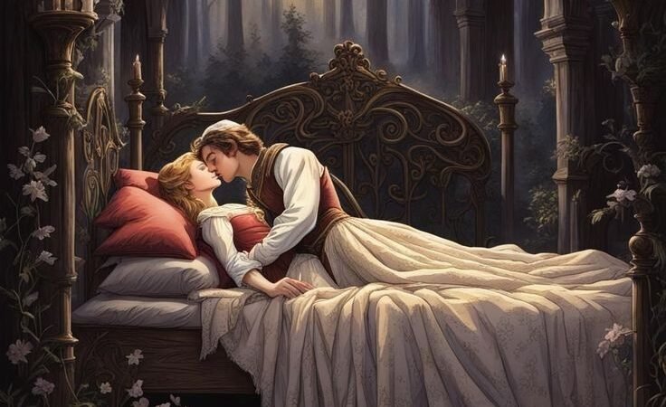 a versão original de Bela Adormecida dos Irmãos Grimm