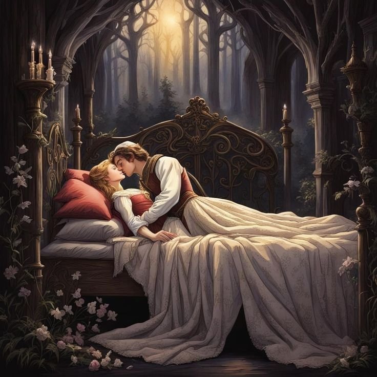 a versão original de Bela Adormecida dos Irmãos Grimm